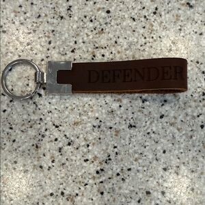 Land Rover Defender Brown Leather Key Holder